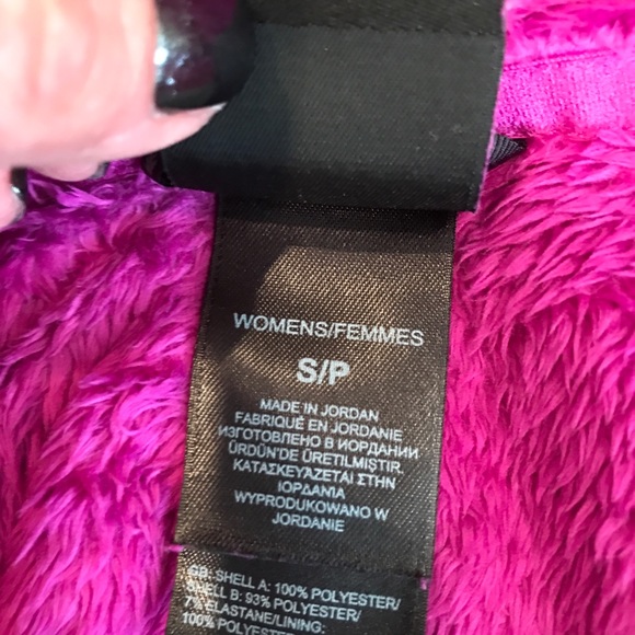 Hot pink Northface fuzzy jacket Small - Picture 5 of 6